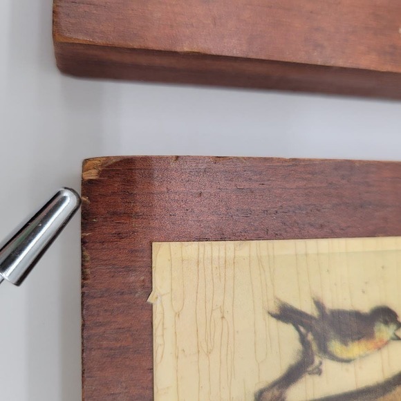 Set of 2 Vintage Hummel Goebel Figurine Wooden‎ Plaques - Picture 5 of 9